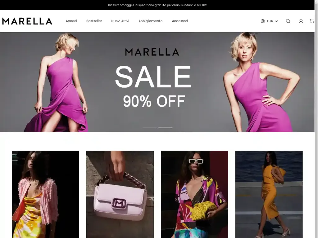 Screenshot of Marellasaleit.shop taken on Tuesday the 7th of May 2024