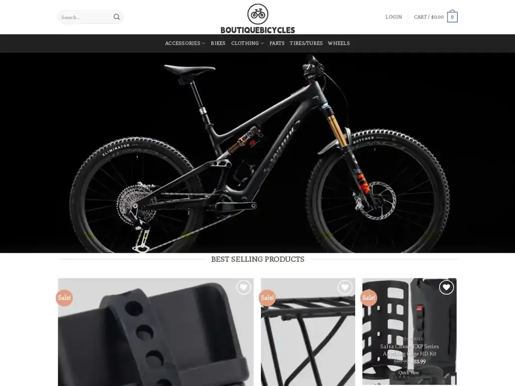Screenshot of Market-bicycle.com taken on Wednesday the 10th of January 2024