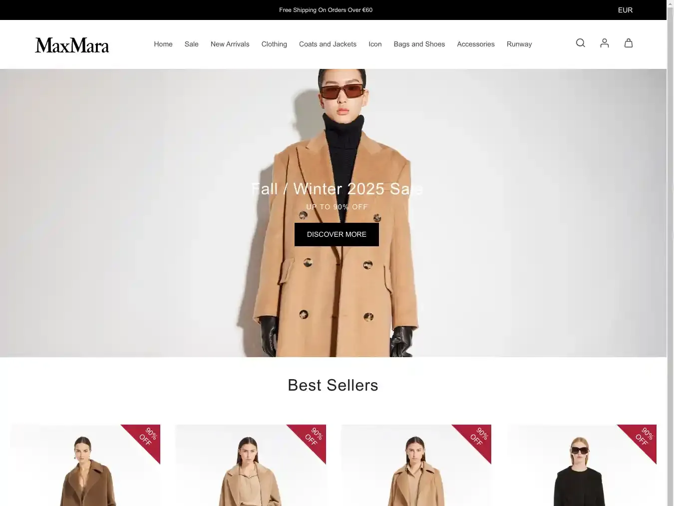 Maxmara-eu.com Fraudulent Non-Delivery website.