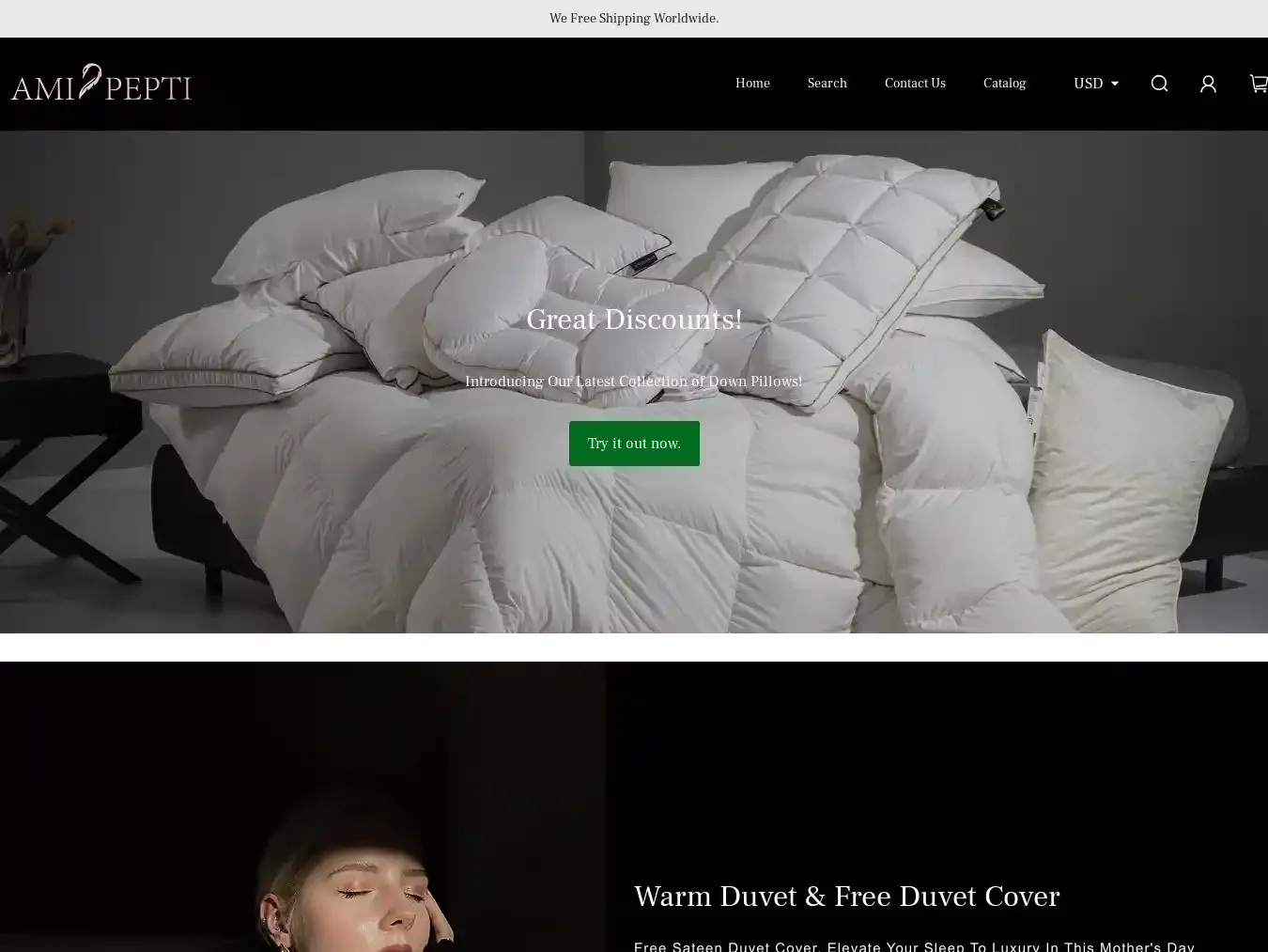 Modtixpillows.online Fraudulent Non-Delivery website.