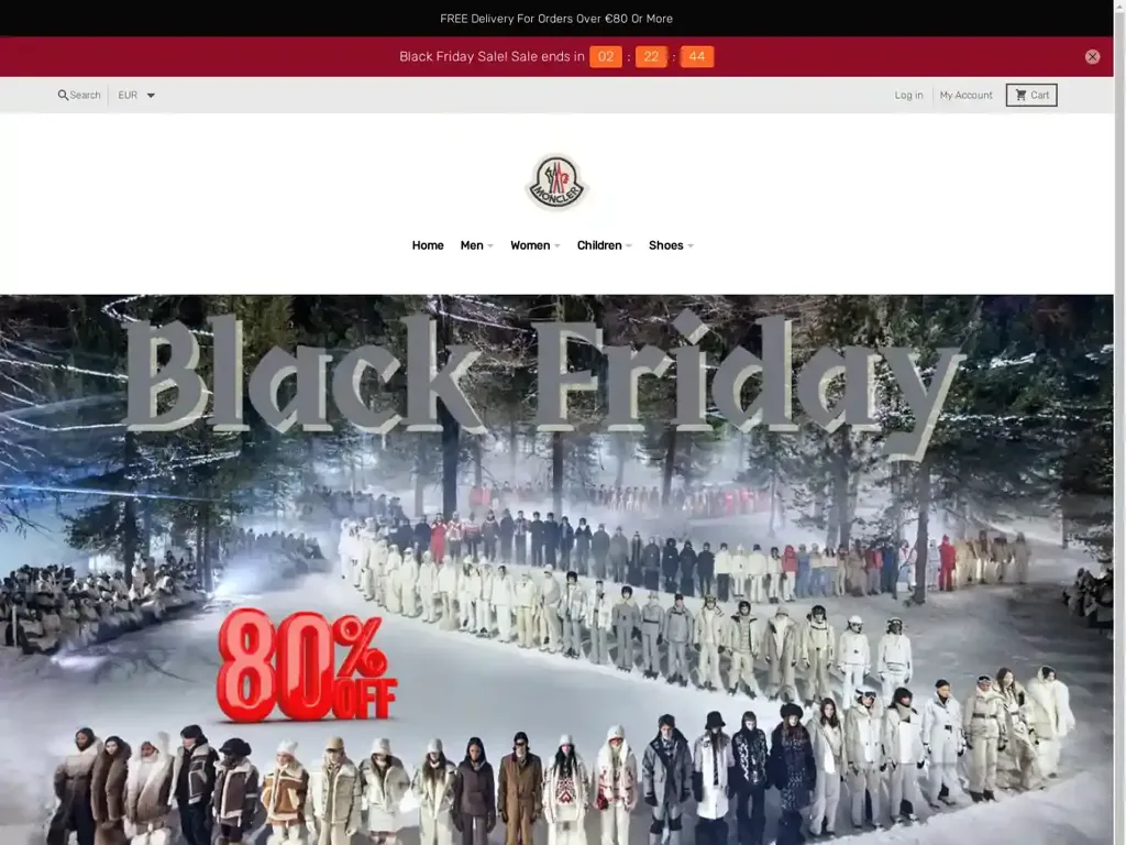 Screenshot of Moncler-eu-sale.shop taken on Saturday the 30th of November 2024