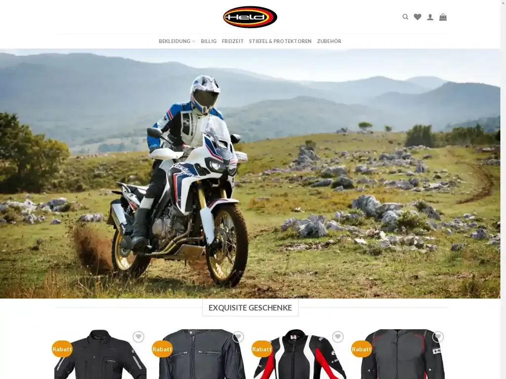 Screenshot of Motorrad-mode.com taken on Sunday the 30th of June 2024