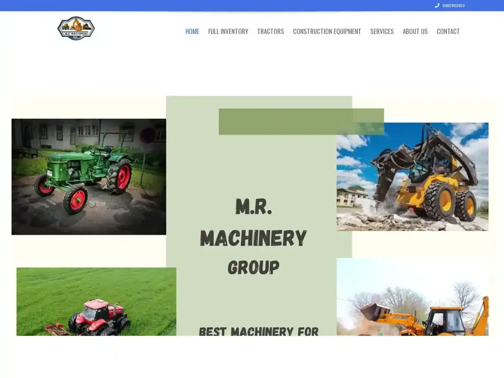 Screenshot of Mrmachinerygroup.su taken on Friday the 10th of January 2025