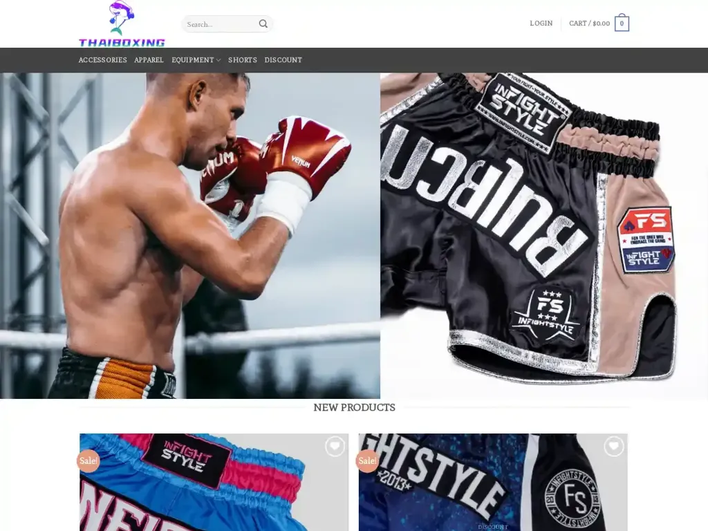 Screenshot of Muaythaisite.com taken on Tuesday the 9th of January 2024