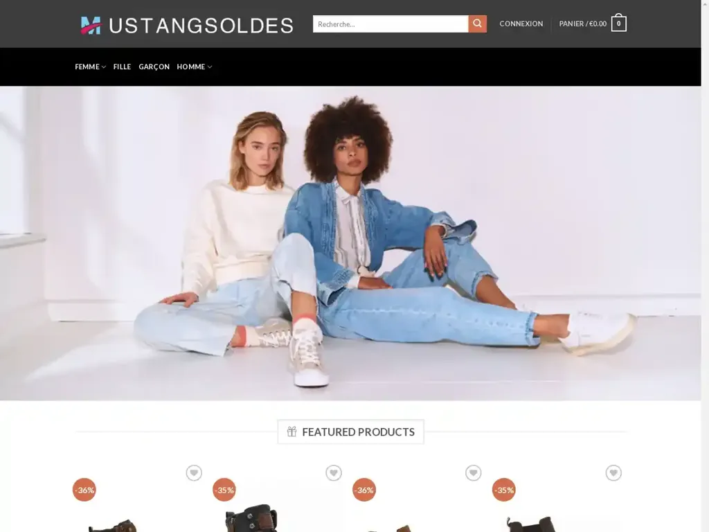 Screenshot of Mustangsoldes.com taken on Wednesday the 26th of June 2024