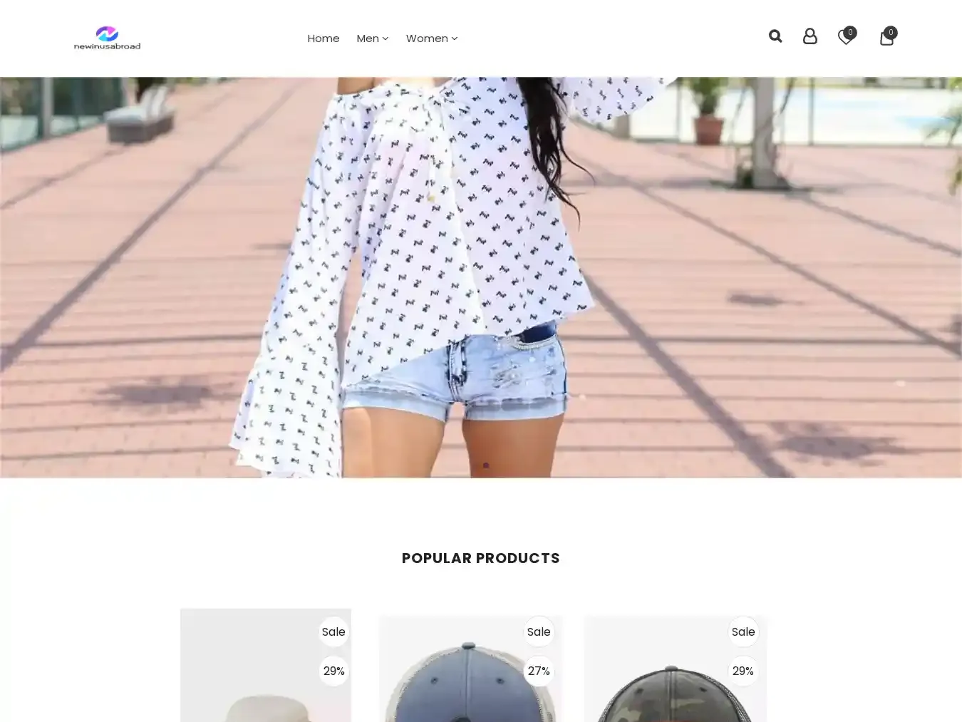 Newinusabroad.com Fraudulent Fashion website.