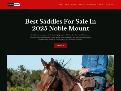 Noblemountsaddles.com