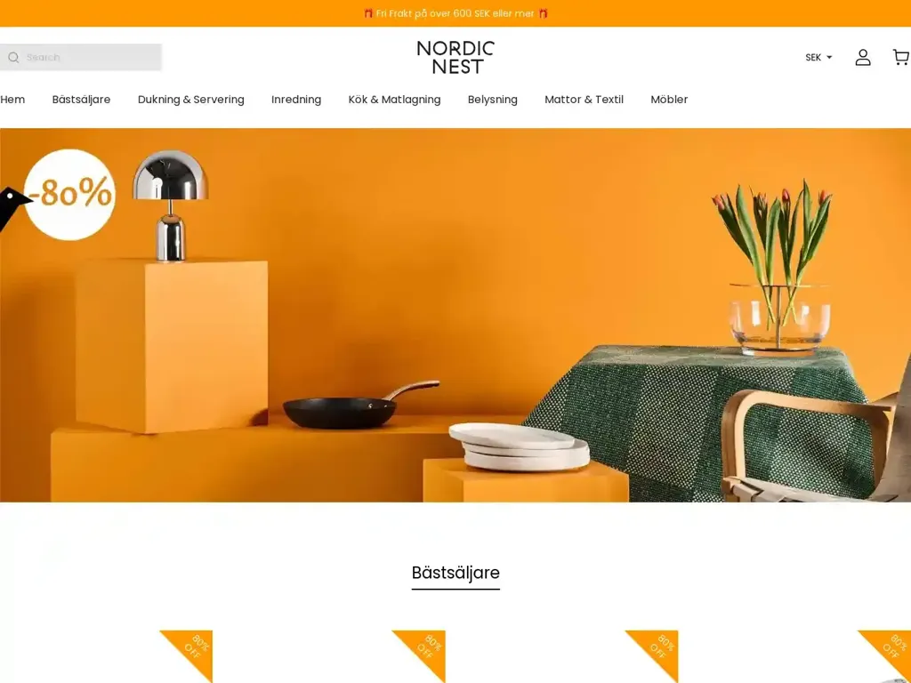 Screenshot of Nordicnestse.shop taken on Wednesday the 28th of February 2024