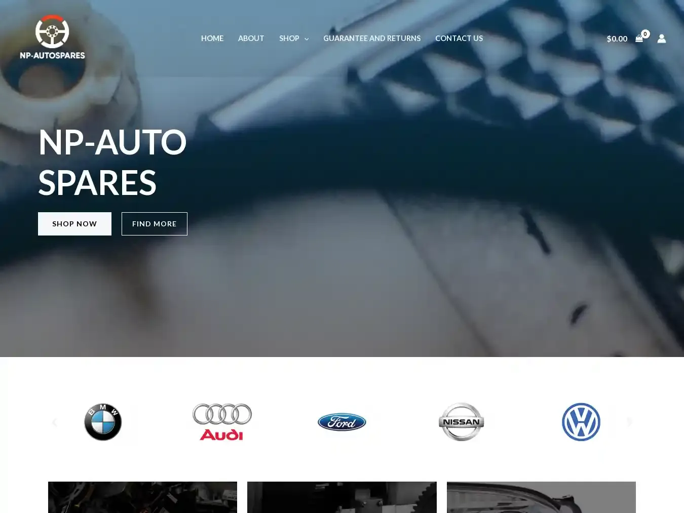 Npautospares.com Fraudulent Automobile website.
