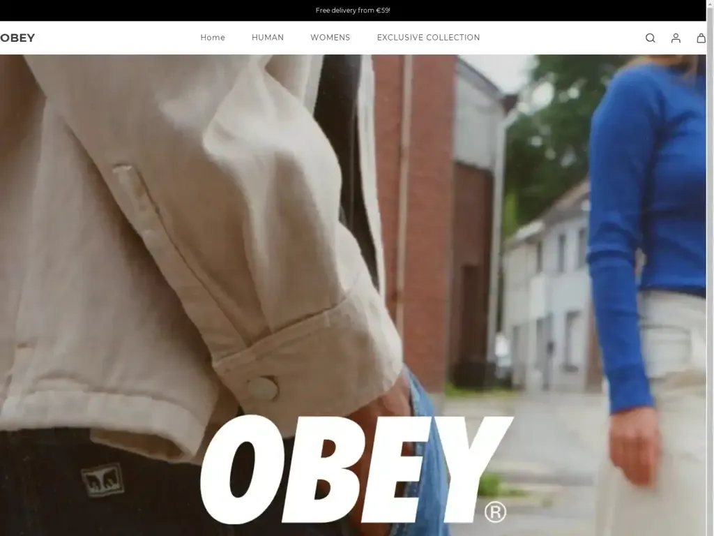 Screenshot of Obeystorenet.shop taken on Tuesday the 7th of May 2024