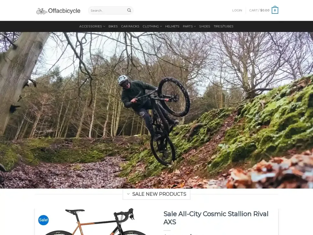 Screenshot of Offacbicycle.com taken on Wednesday the 10th of January 2024