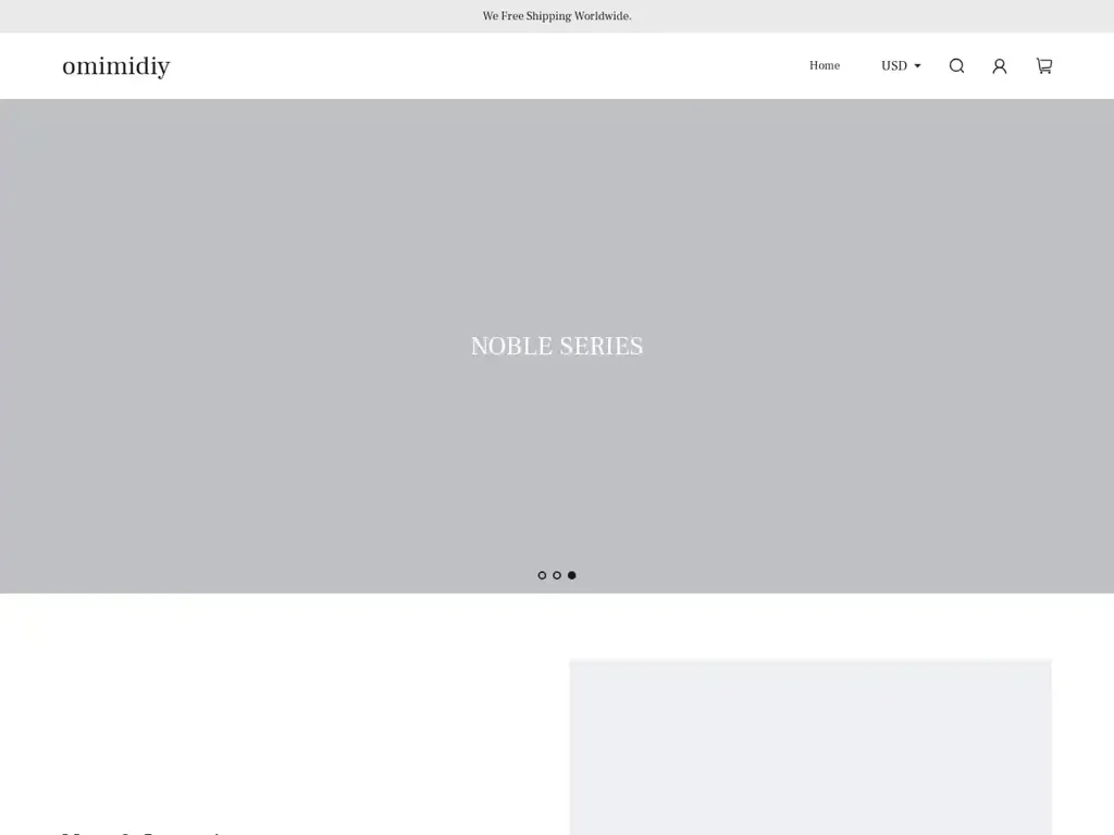 Screenshot of Omimidiy.com taken on Tuesday the 23rd of January 2024