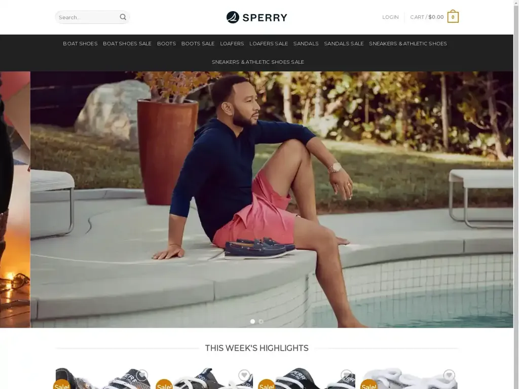 Screenshot of Onlinesperry.com taken on Wednesday the 26th of June 2024