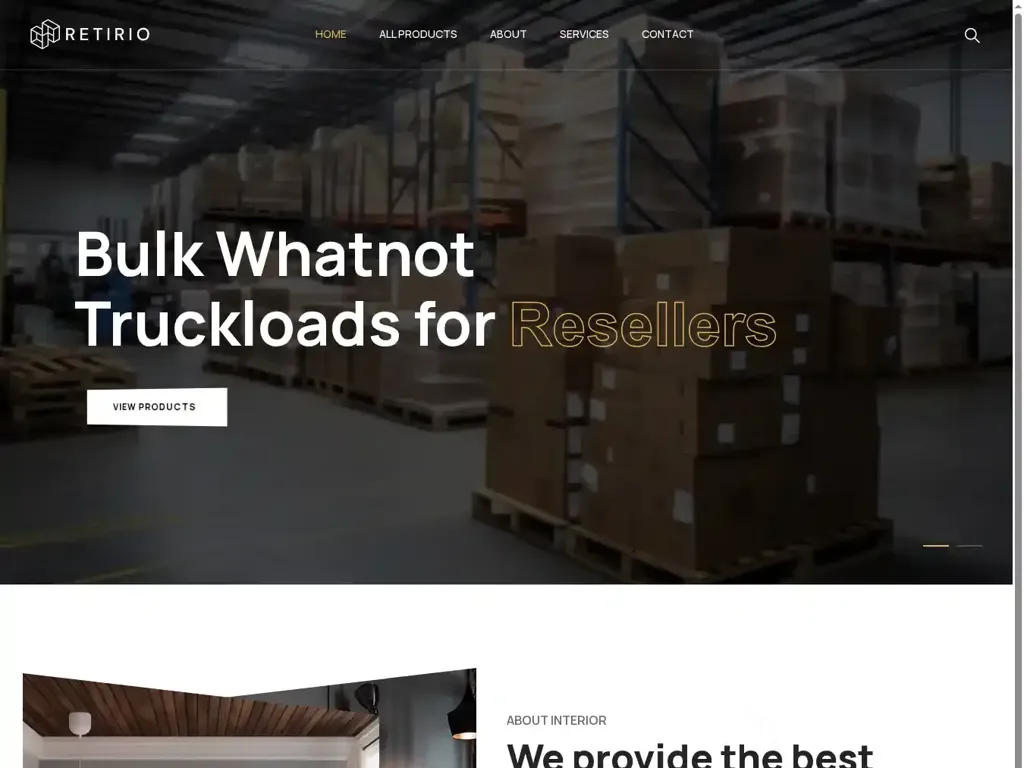 Screenshot of Palletkings.store taken on Thursday the 4th of September 2025