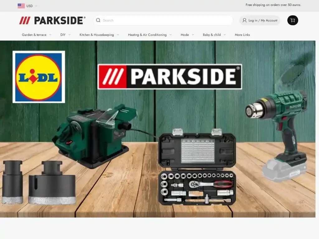 Screenshot of Parksidepp.shop taken on Sunday the 15th of December 2024