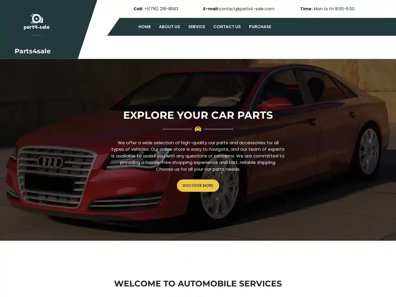 Parts4-sale.com Fraudulent Automobile website.
