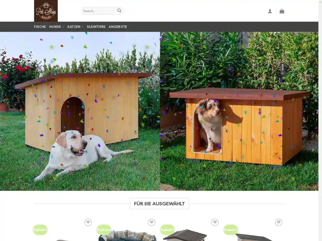 Screenshot of Petprodukten.com taken on Wednesday the 26th of June 2024