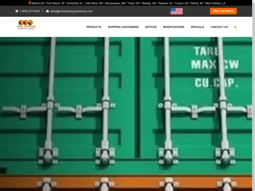 Portsshippingcontainers.com