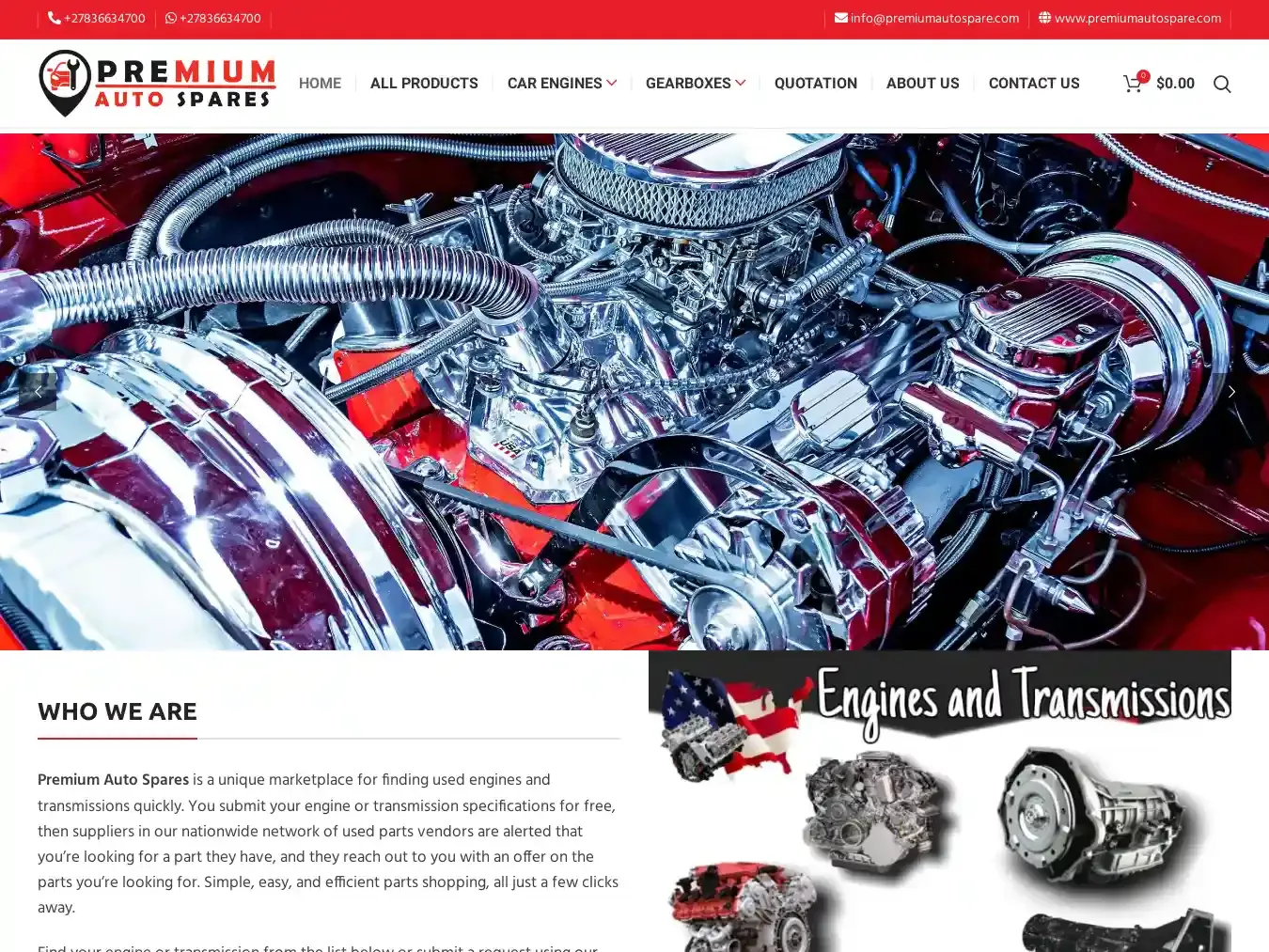 Premiumautospare.com Fraudulent Automobile website.