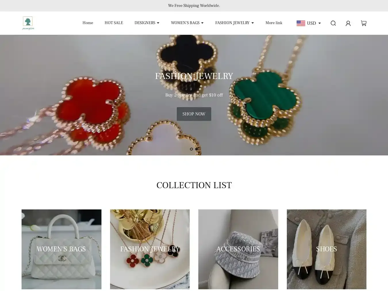Pureglim.store Fraudulent Fashion website.