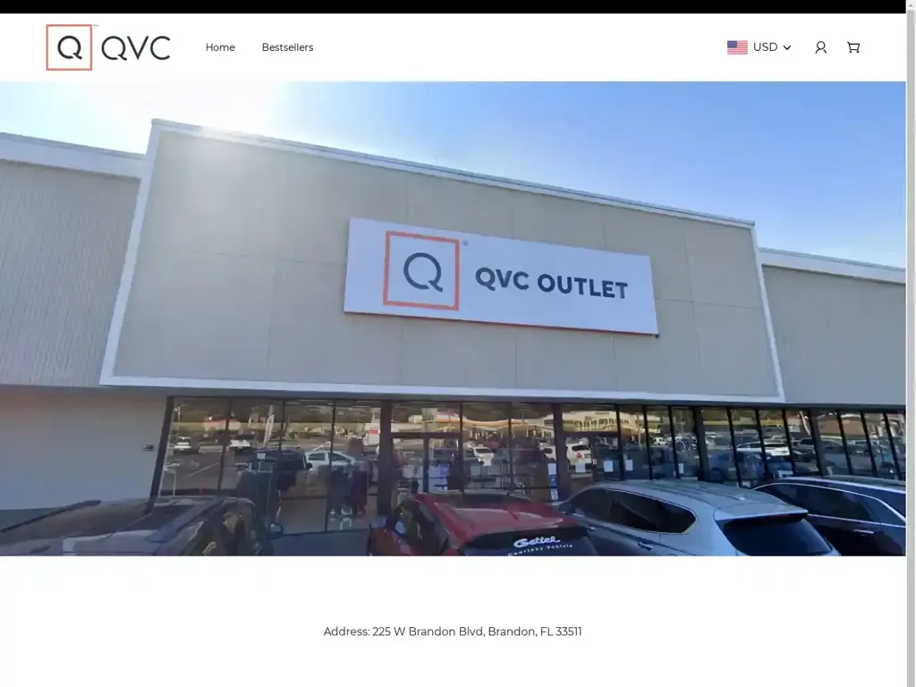 Screenshot of Qvctvshop-us.com taken on Saturday the 21st of December 2024