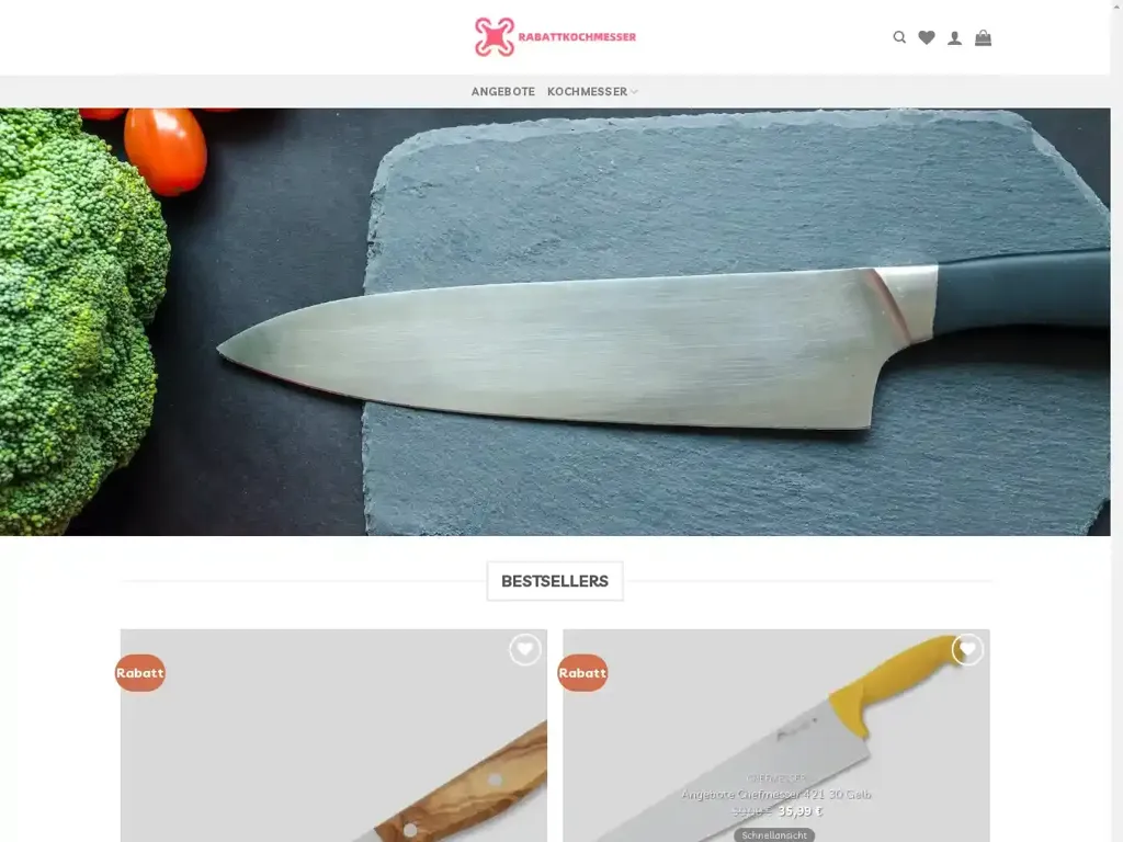 Screenshot of Rabattkochmesser.com taken on Sunday the 30th of June 2024