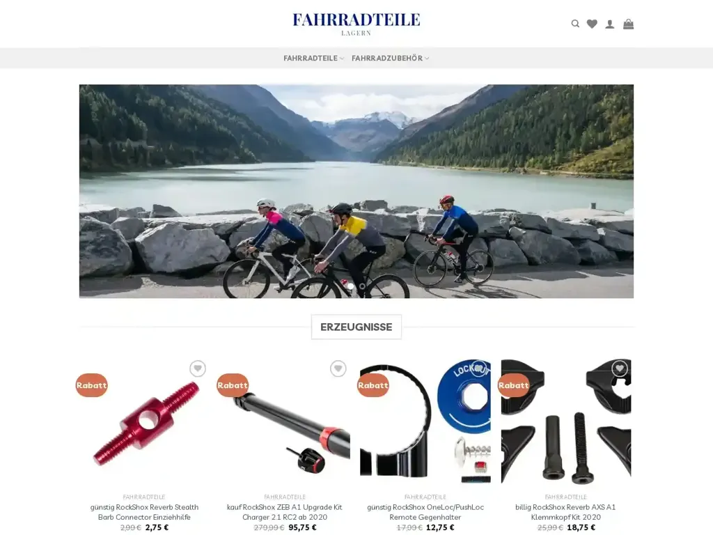 Screenshot of Radfahrradwelt.com taken on Wednesday the 26th of June 2024