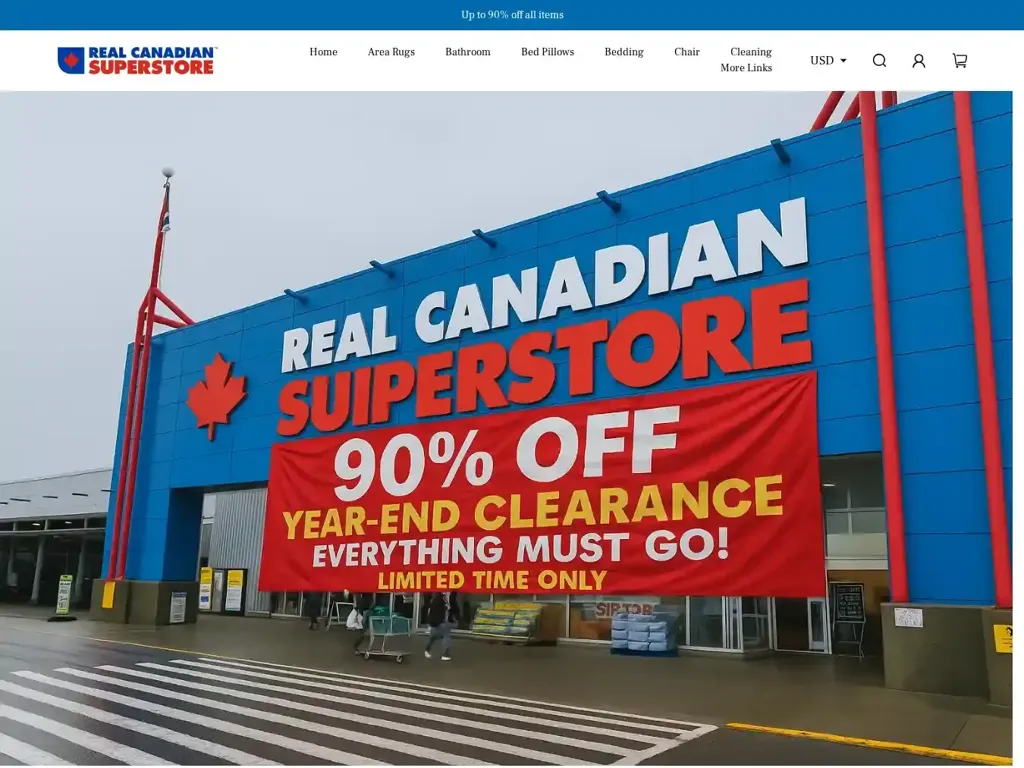 Screenshot of Realcanaadawdca.shop taken on Thursday the 17th of July 2025
