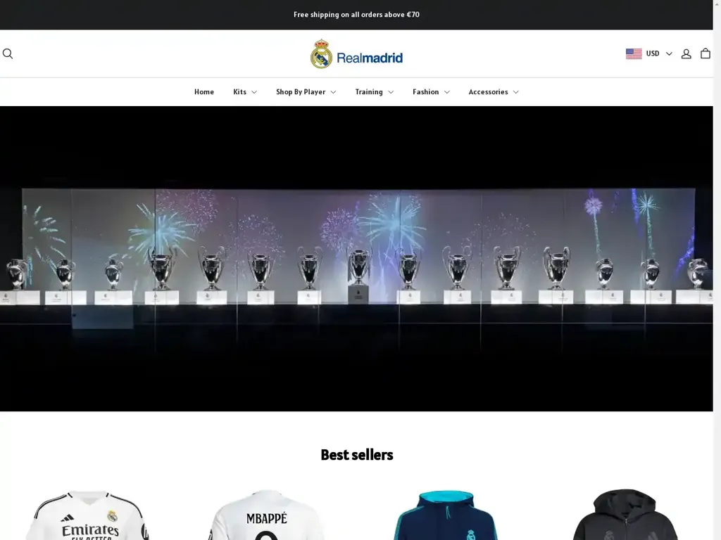 Screenshot of Realmadridam.shop taken on Thursday the 30th of January 2025