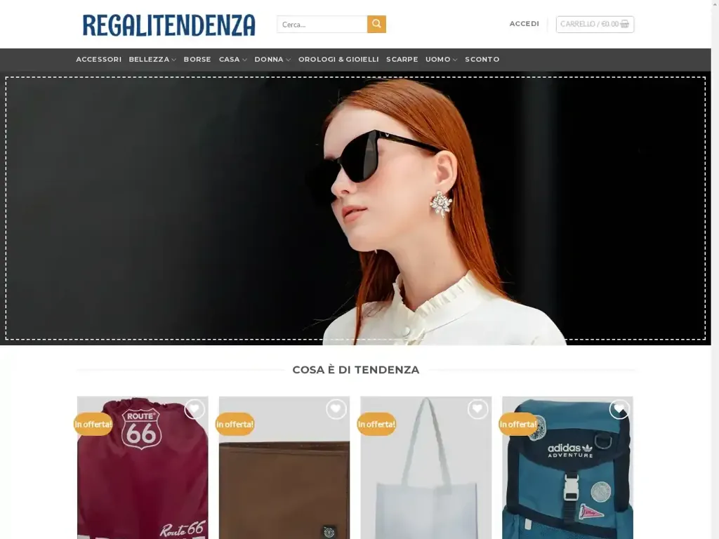 Screenshot of Regalitendenza.com taken on Wednesday the 26th of June 2024