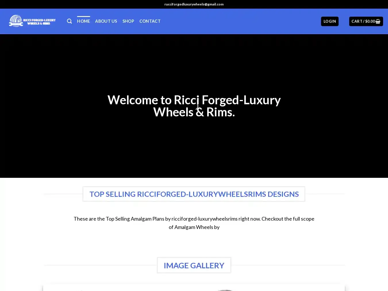 Ricciforged-luxurywheelsrims.com Fraudulent Automobile website.