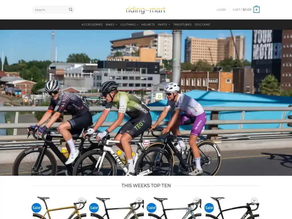 Screenshot of Riding-mart.com taken on Friday the 12th of January 2024
