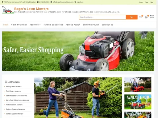 Rogerlawnmachines.com