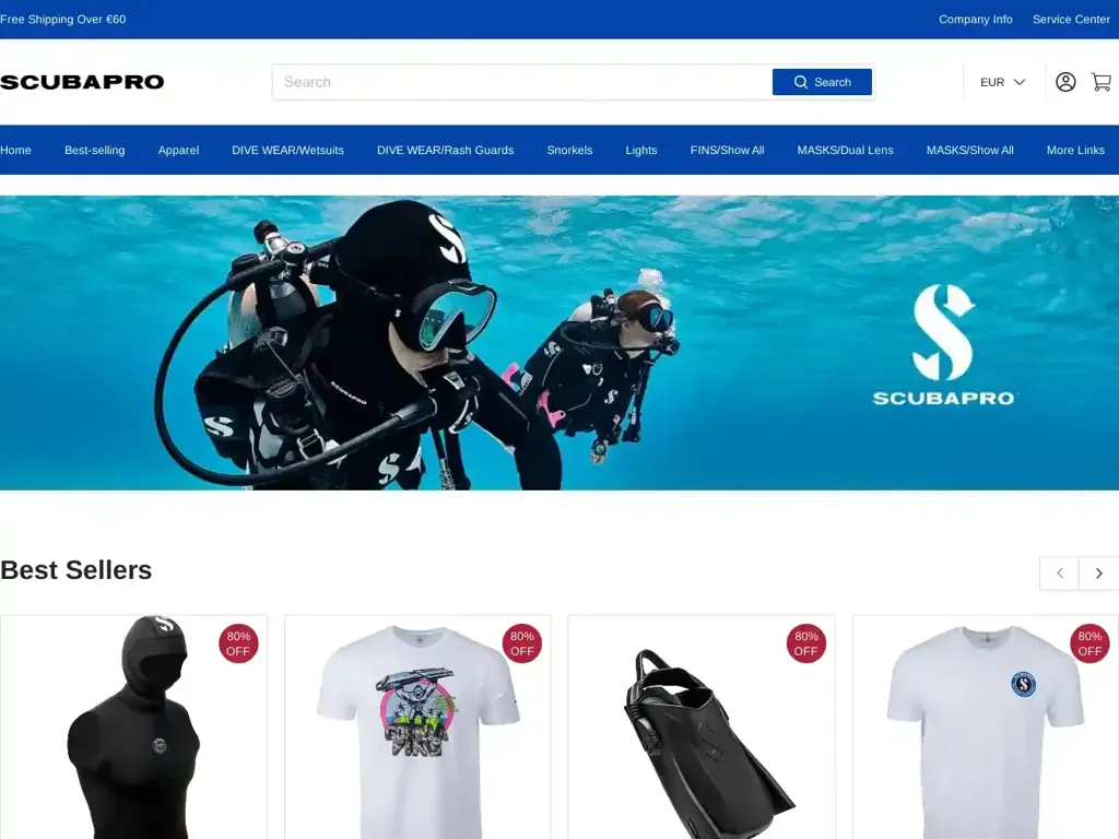 Screenshot of Scubaprossvip.shop taken on Wednesday the 20th of November 2024