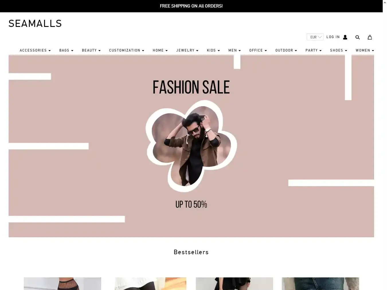 Seamalls.shop Fraudulent Non-Delivery website.
