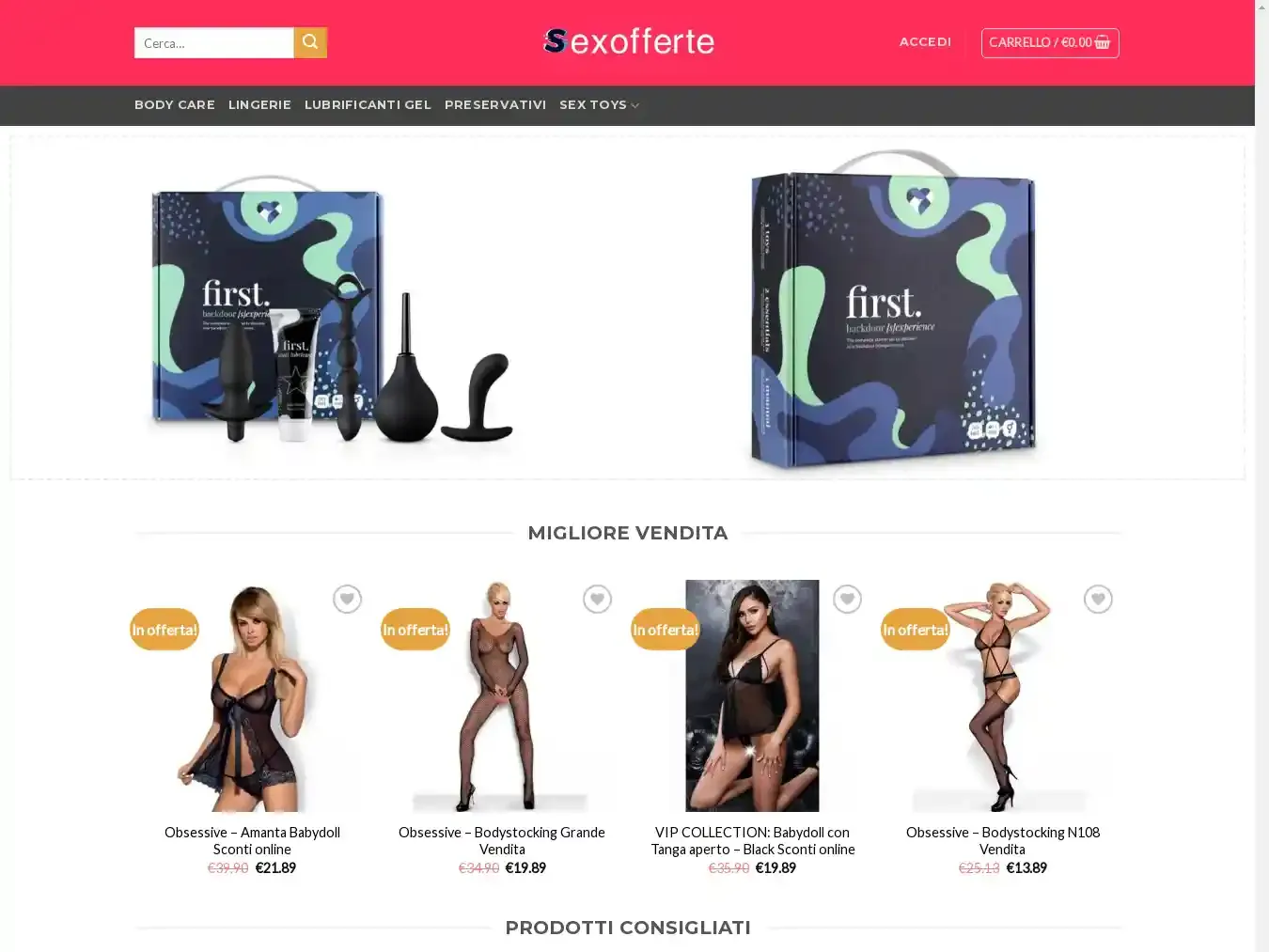 Sexofferte.com Fraudulent Non-Delivery website.