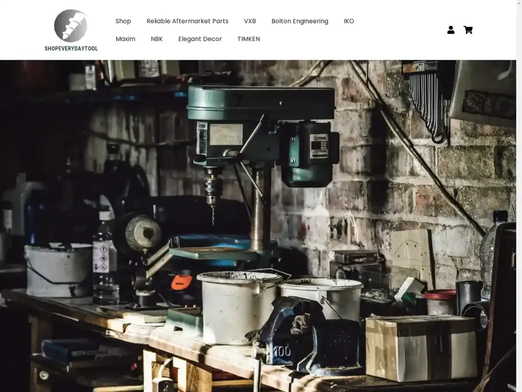 Screenshot of Shopeverydaytool.com taken on Monday the 10th of June 2024