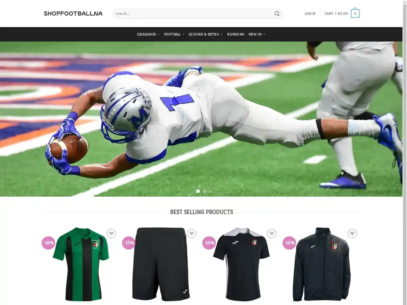 Shopfootballna.com Fraudulent Non-Delivery website.