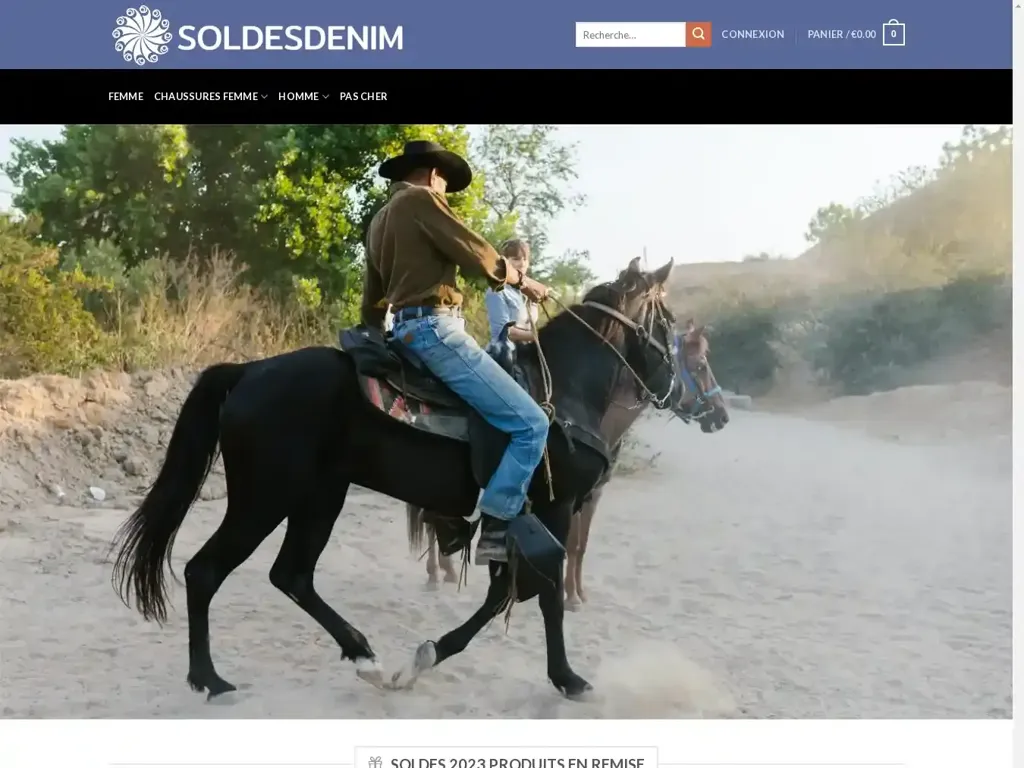 Screenshot of Soldesdenim.com taken on Wednesday the 26th of June 2024