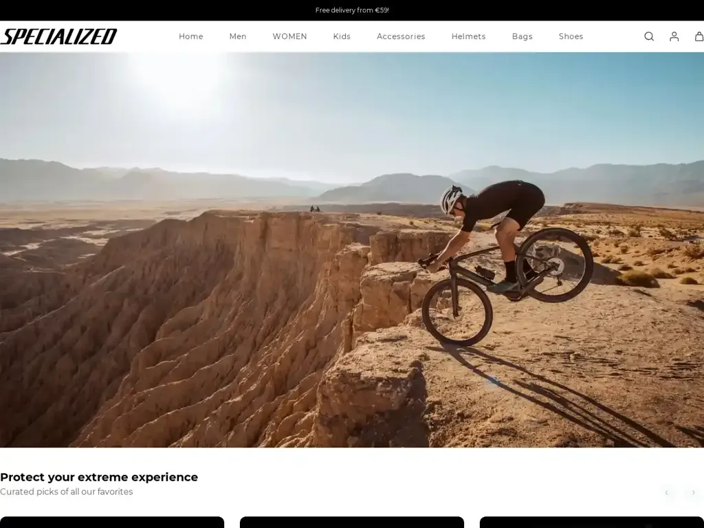 Screenshot of Specializedtop.shop taken on Monday the 15th of April 2024