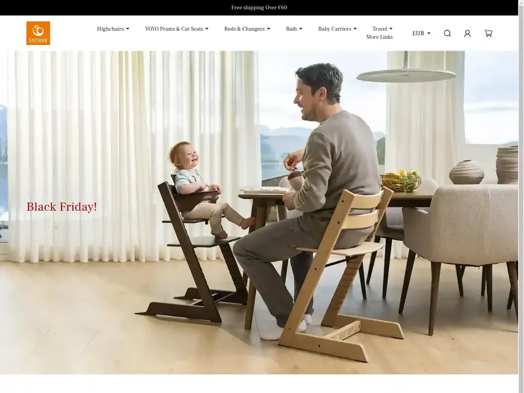 Screenshot of Stokke-eu.shop taken on Sunday the 24th of November 2024