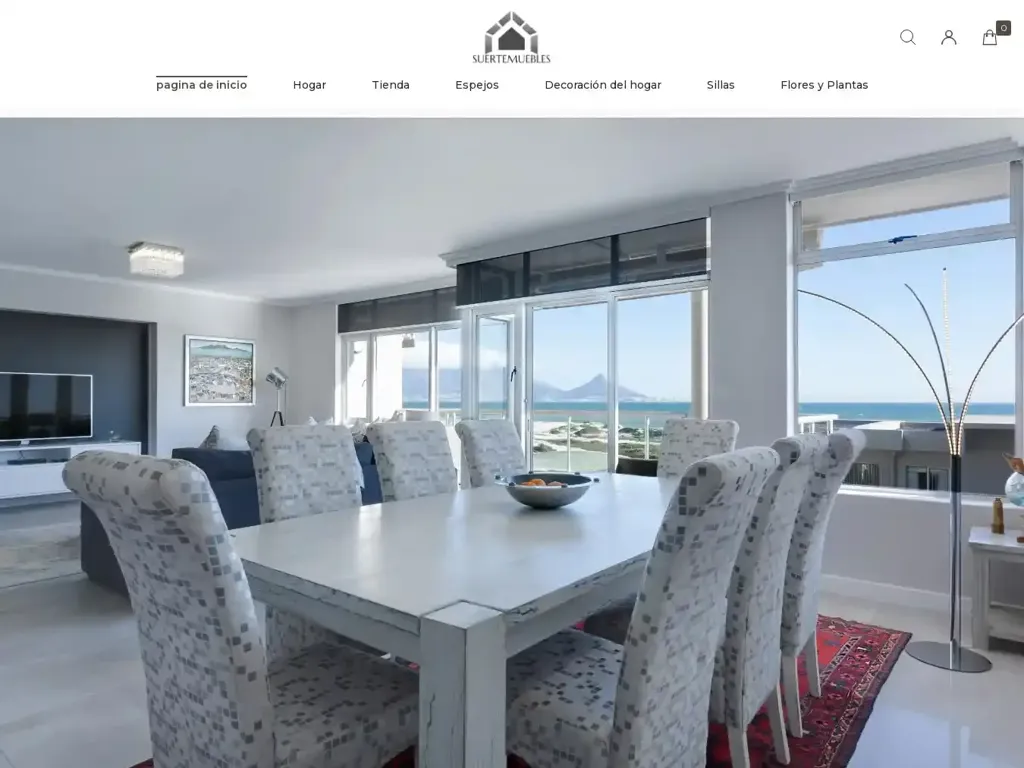 Screenshot of Suertemuebles.com taken on Monday the 28th of October 2024