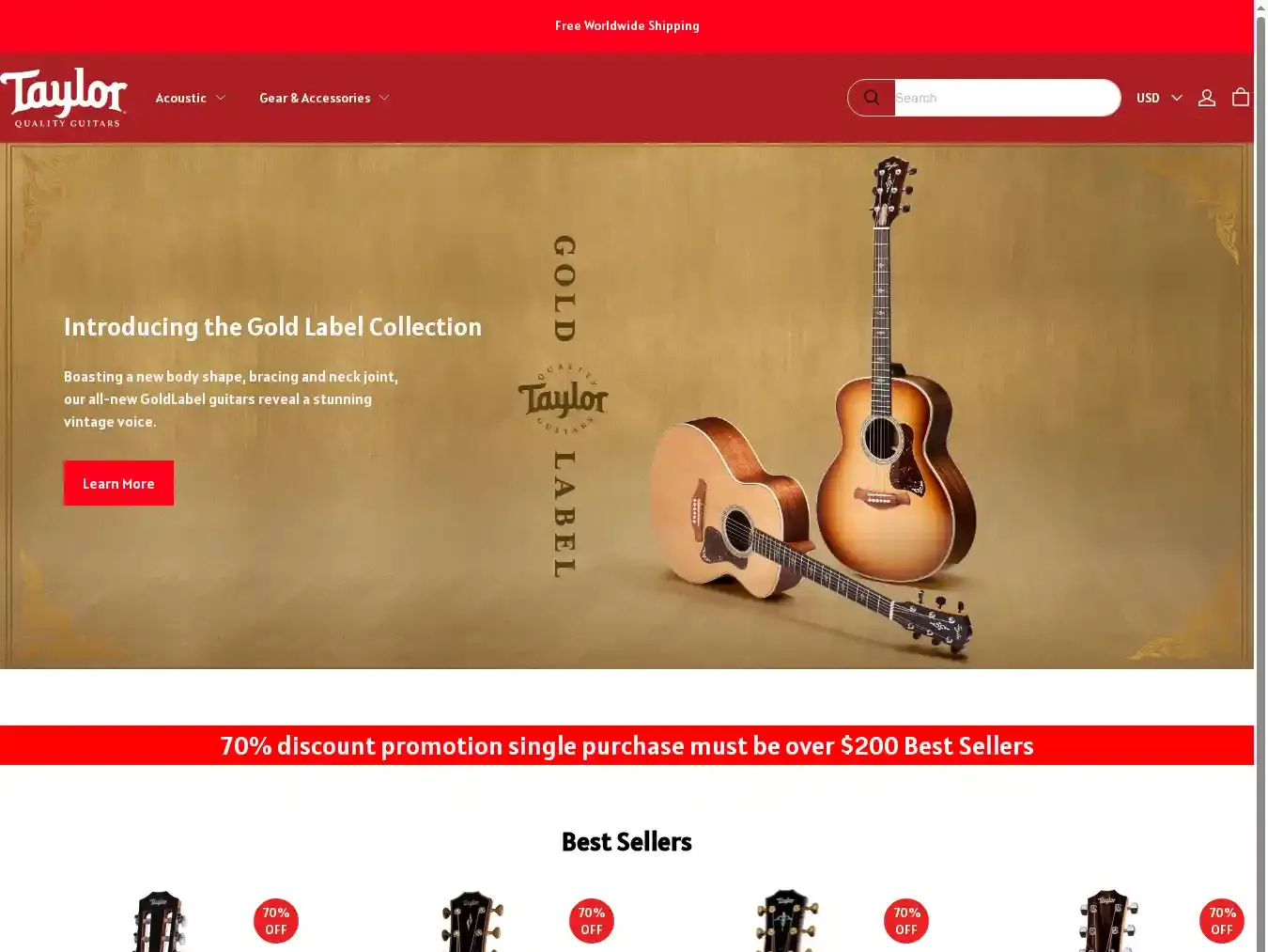 Taylorguitars-eu.com Fraudulent Non-Delivery website.