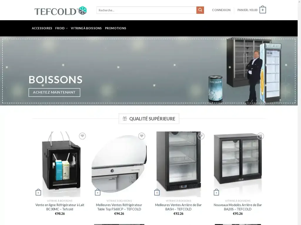 Screenshot of Tefcoldsolde.com taken on Wednesday the 26th of June 2024