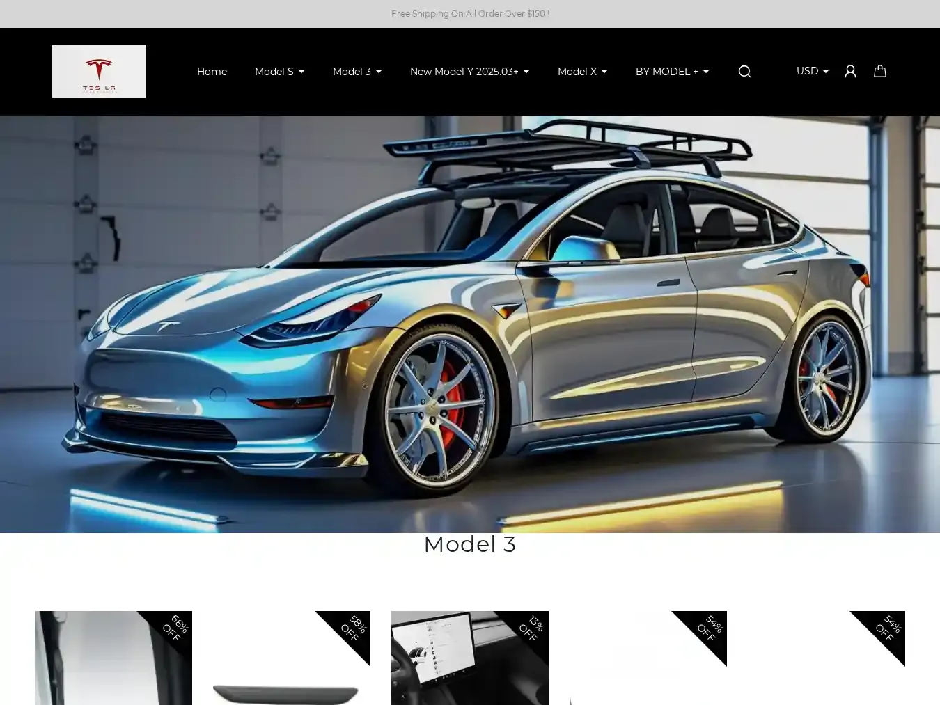 Teslaaccessoriess.com Fraudulent Non-Delivery website.