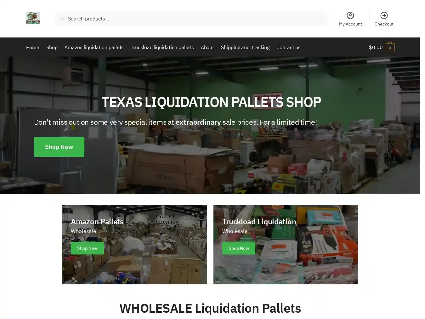 Texasliquidationpallets.com Fraudulent Liquidation website.