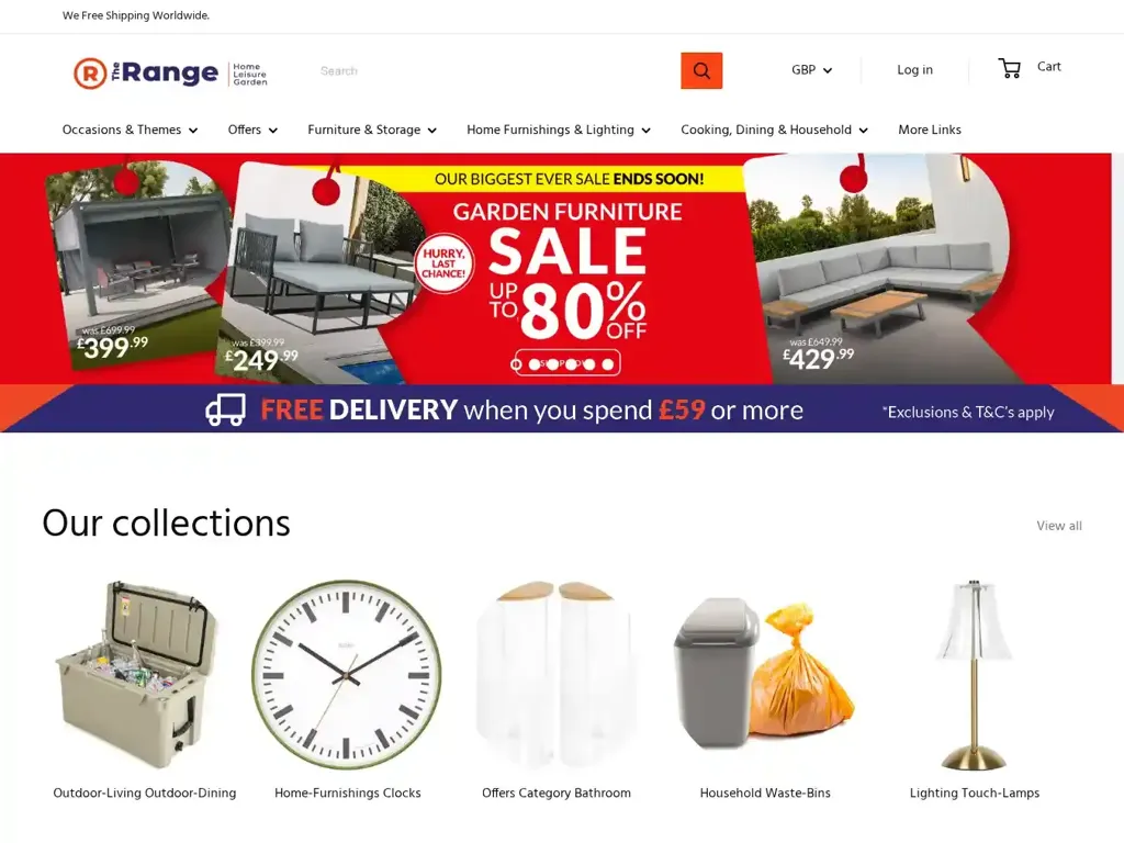 Screenshot of Tharangeuk.com taken on Tuesday the 19th of August 2025