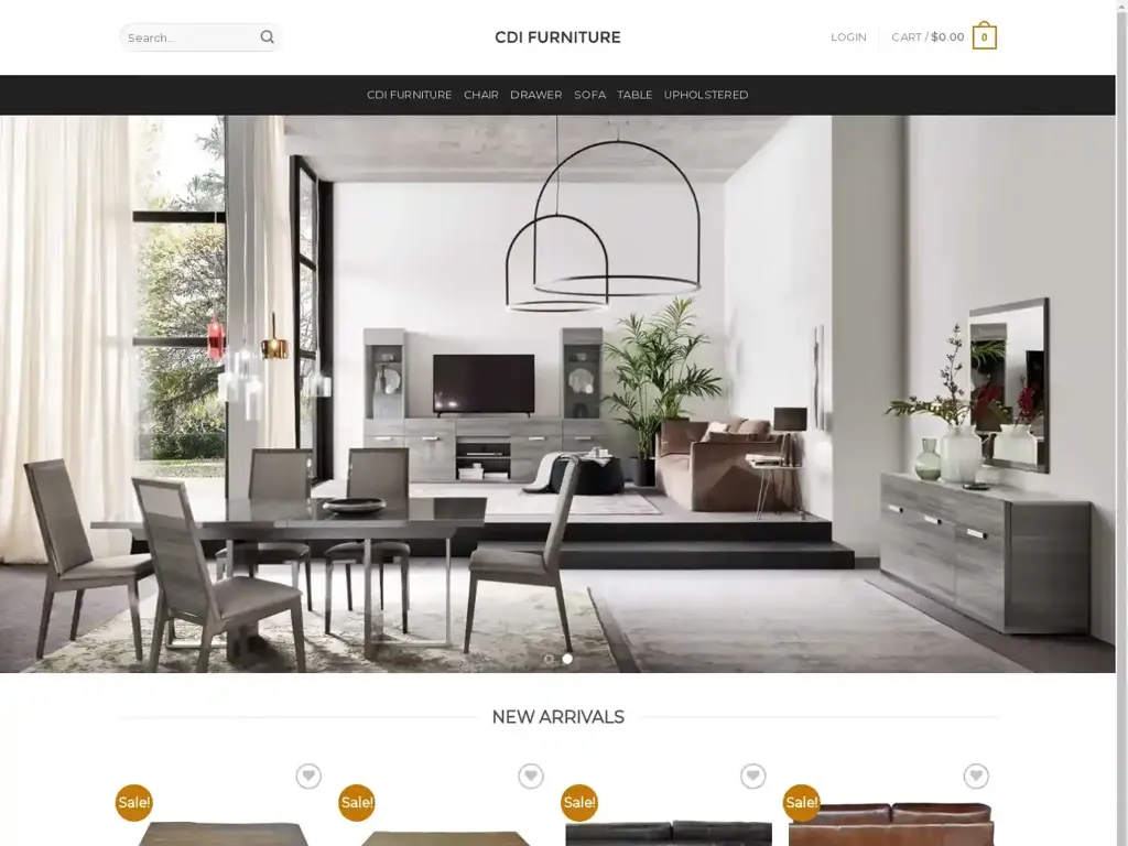 Screenshot of Thecdifurniture.com taken on Wednesday the 26th of June 2024