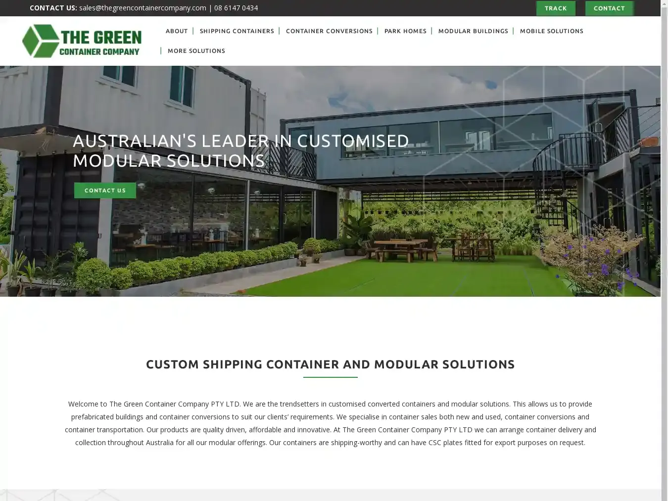 Thegreencontainercompany.com Fraudulent Container website.