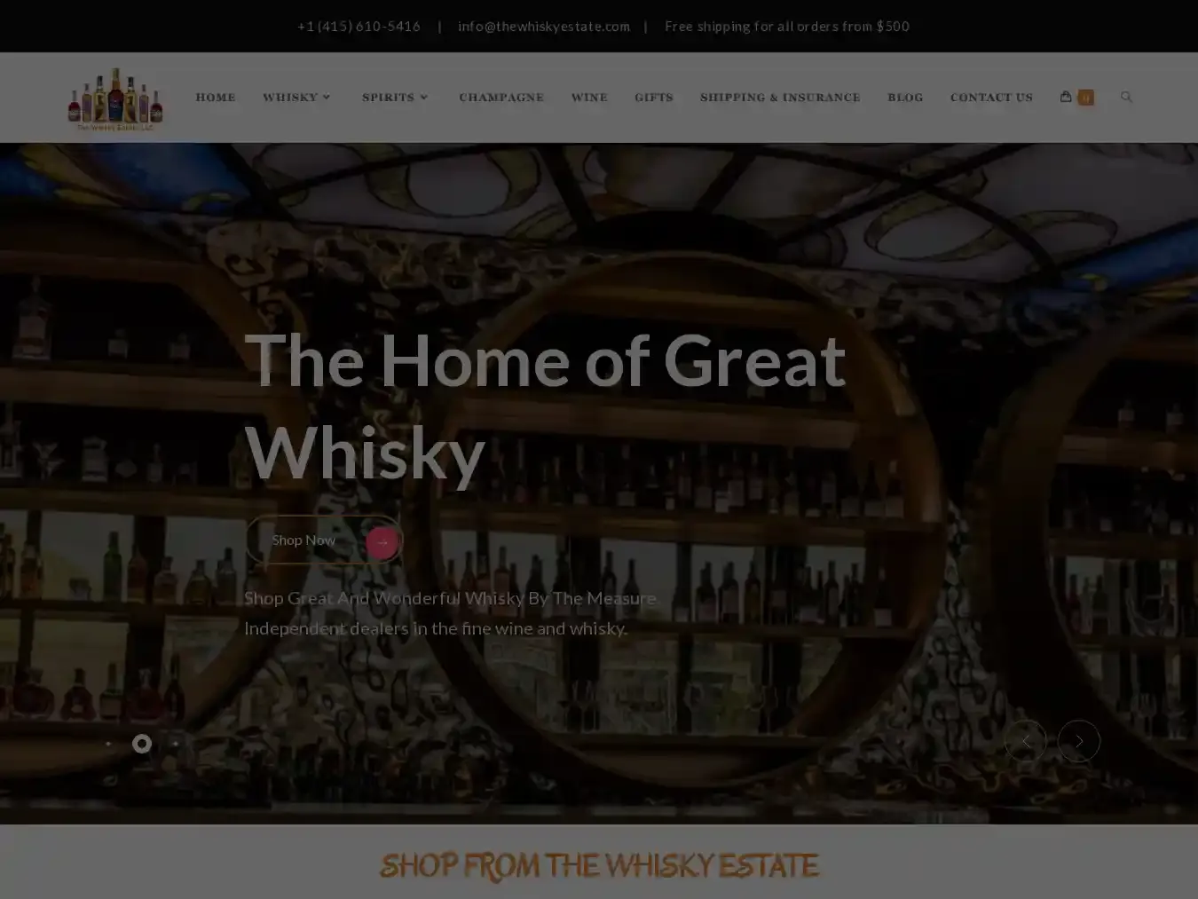 Thewhiskyestate.com Fraudulent Whisky website.